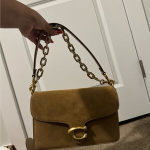 Coach Tan Suede Tabby 30 Shoulder Bag